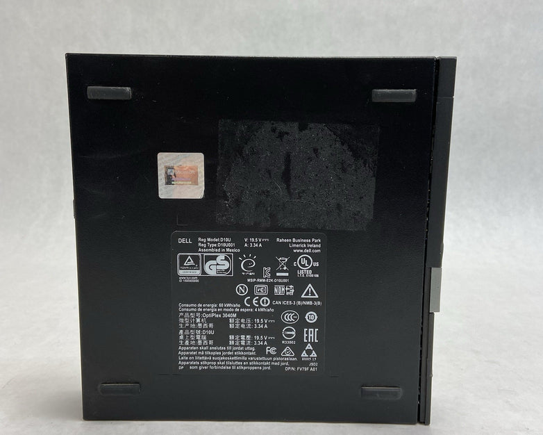 Dell Optiplex 3040 Micro Intel Core i5-6600T 2.7GHz 8GB RAM No HDD No OS