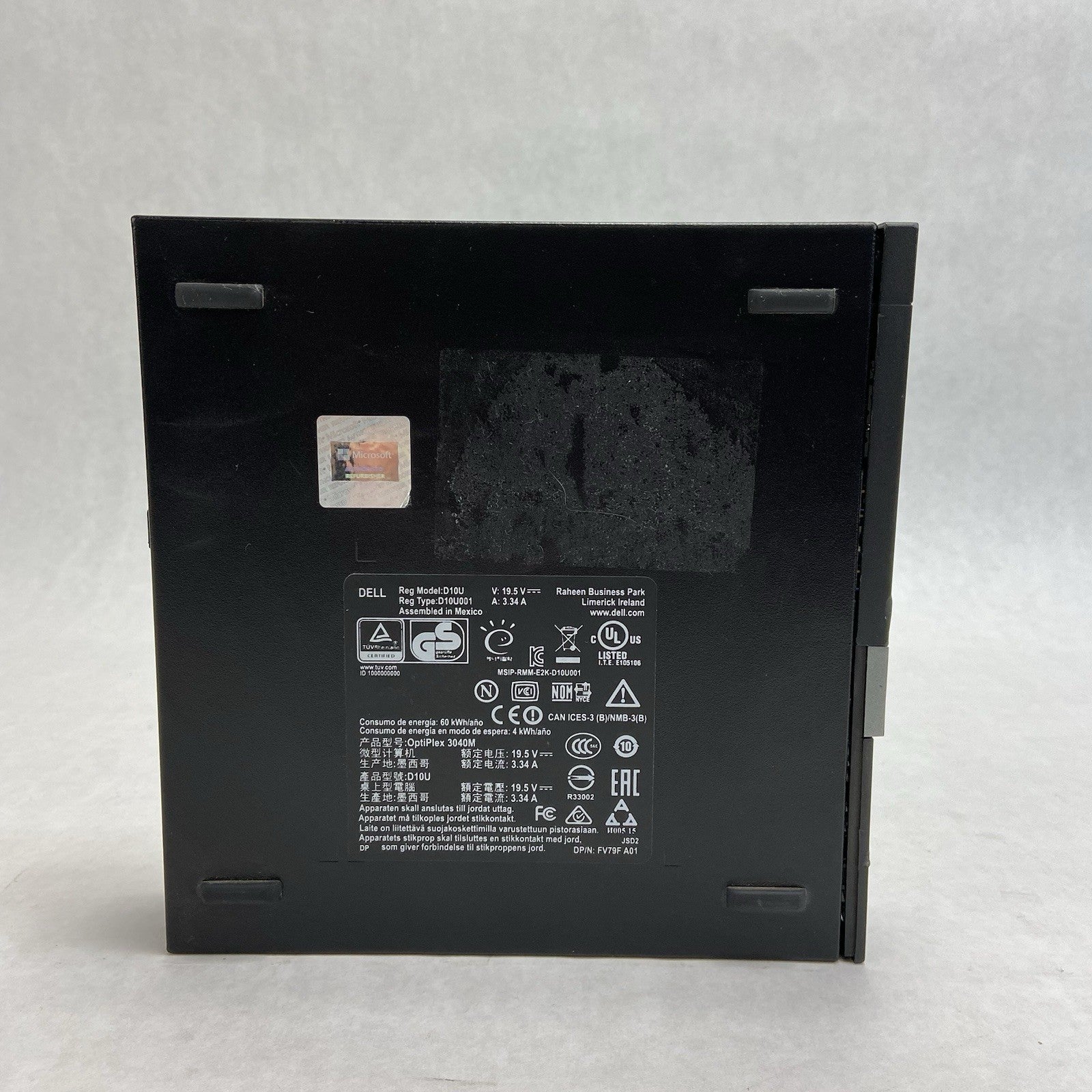 Dell Optiplex 3040 Micro Intel Core i5-6600T 2.7GHz 8GB RAM No HDD No OS4