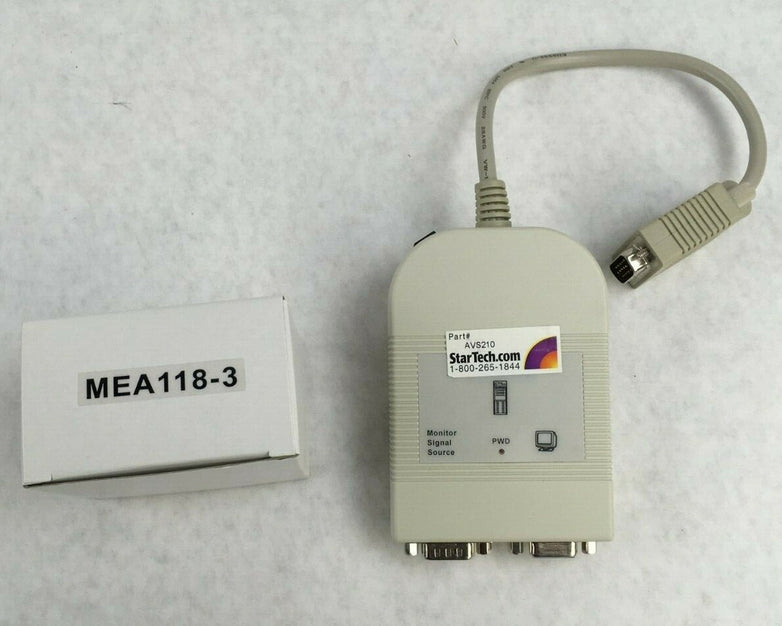 Startech 2 in 1 Out VGA Switch Monitor Splitter and Extender PC Sharing