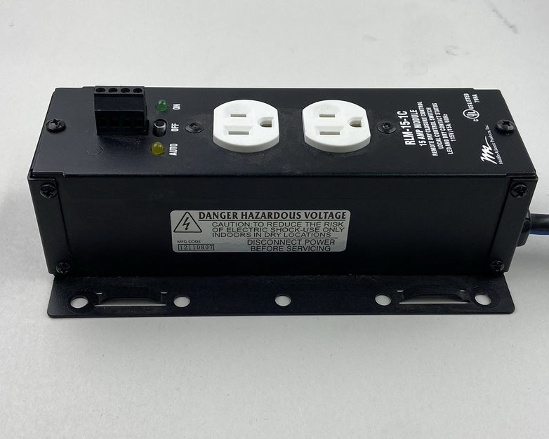 Middle Atlantic RLM-20-1C 20 Amp Power Module Remote 12V DC Control Cut Power