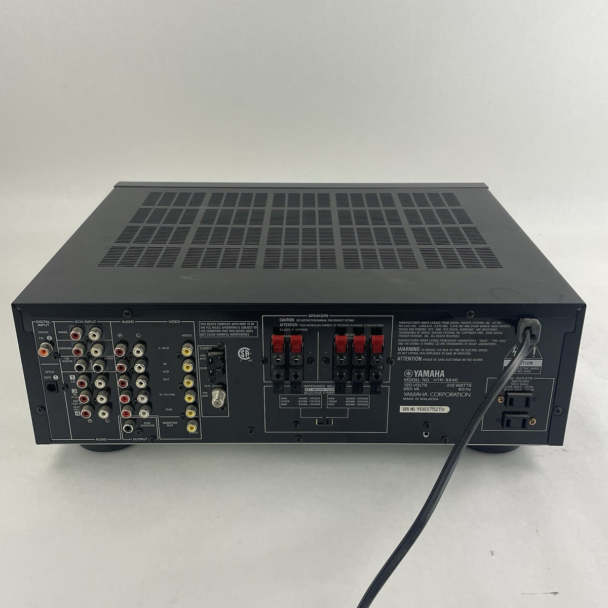 Yamaha HTR-5540 AV Receiver Tested and Working6