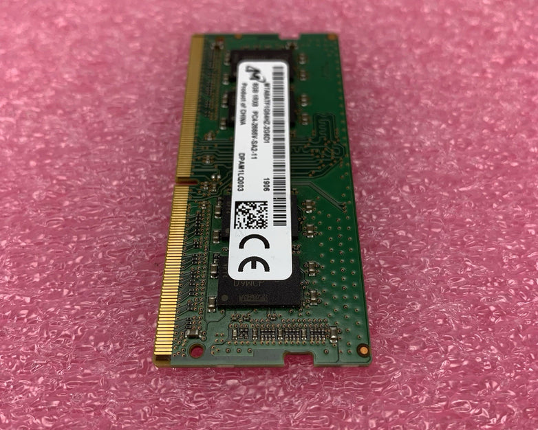 Micron MTA8ATF1G64HZ-2G6D1 PC4-2666V-SA2-11 8GB 1Rx8 Desktop Memory RAM