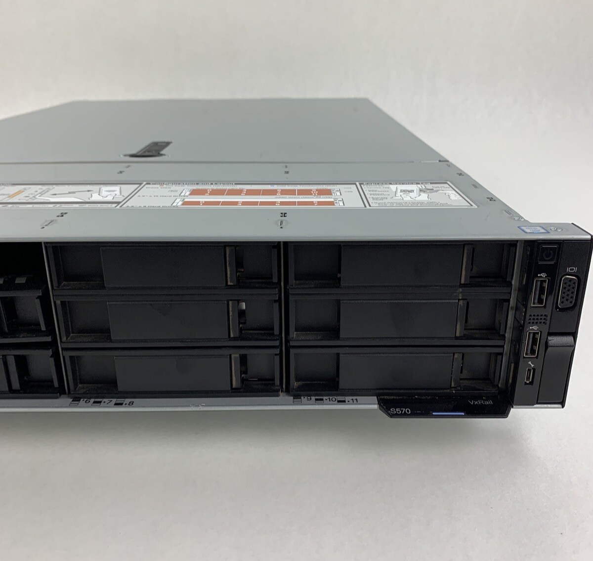 Dell  VxRail S570 Server 2x Gold 5118 2.3 GHz 384 GB RAM HBA330 No OS No HDD