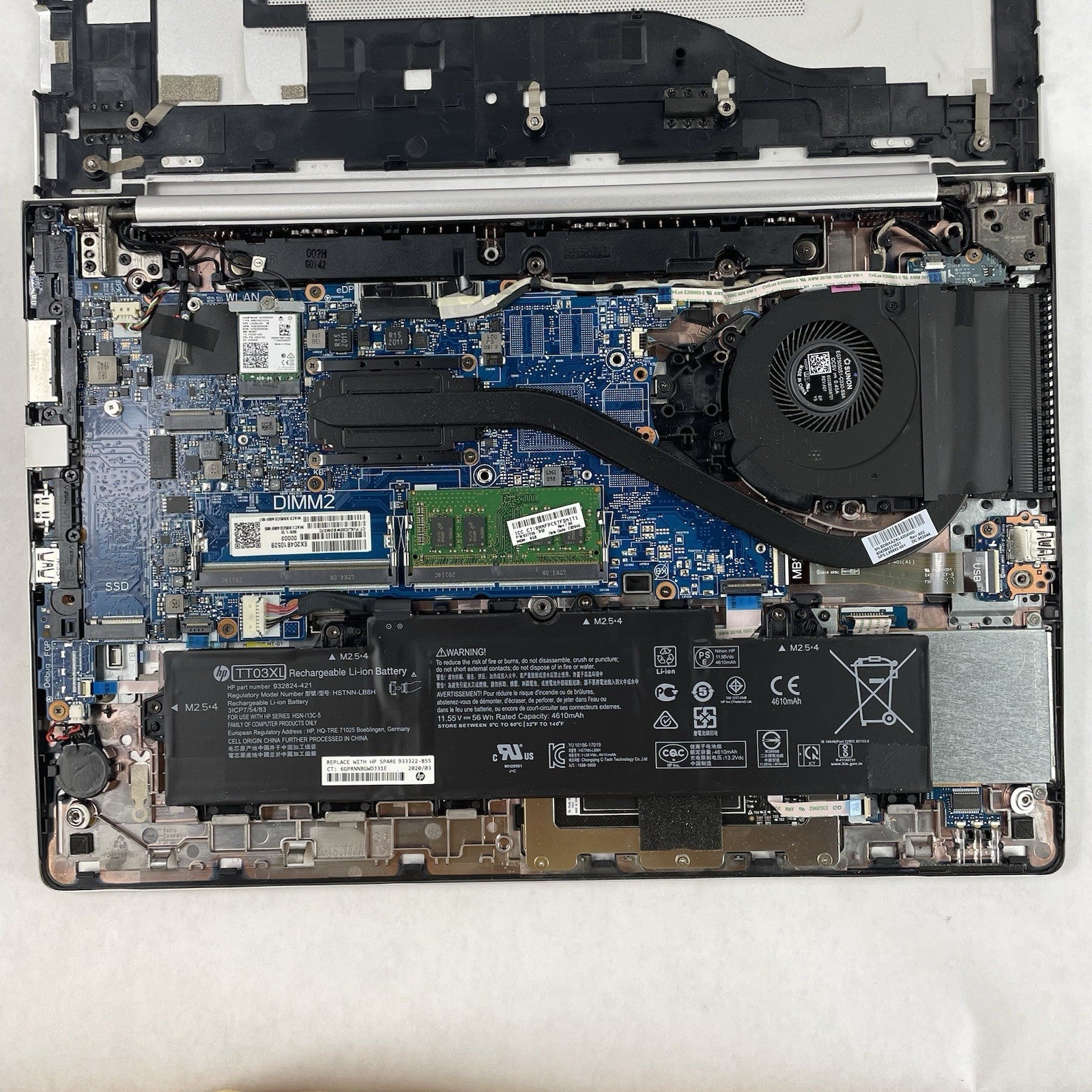 HP EliteBook 850 G6 15.6" i5-8365U 1.60 GHz 8GB RAM No SSD/OS/AC - Scratched Key17