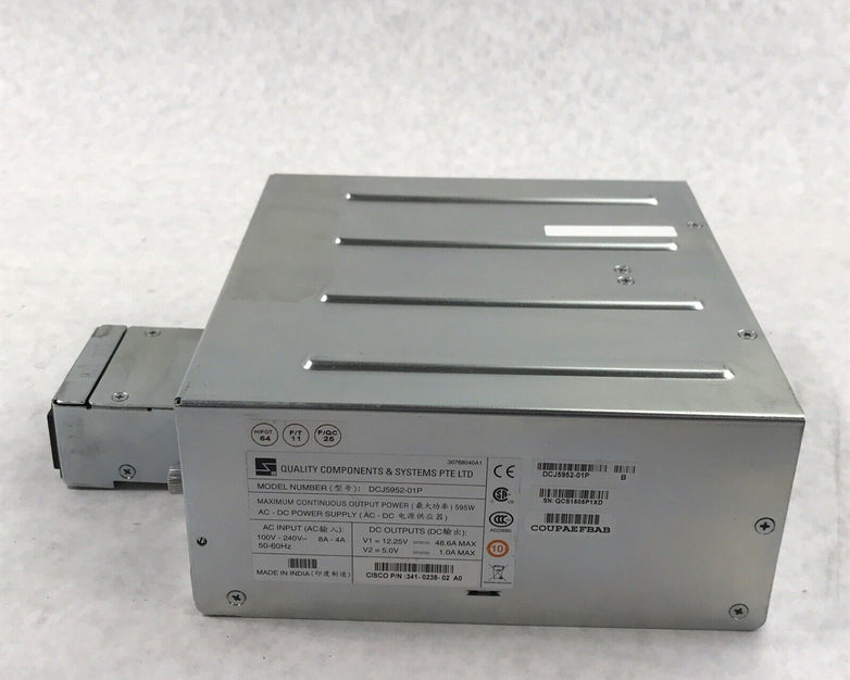Cisco DCJ5952-01P 341-0238-02 Power Supply for Cisco 3900 3925 Router