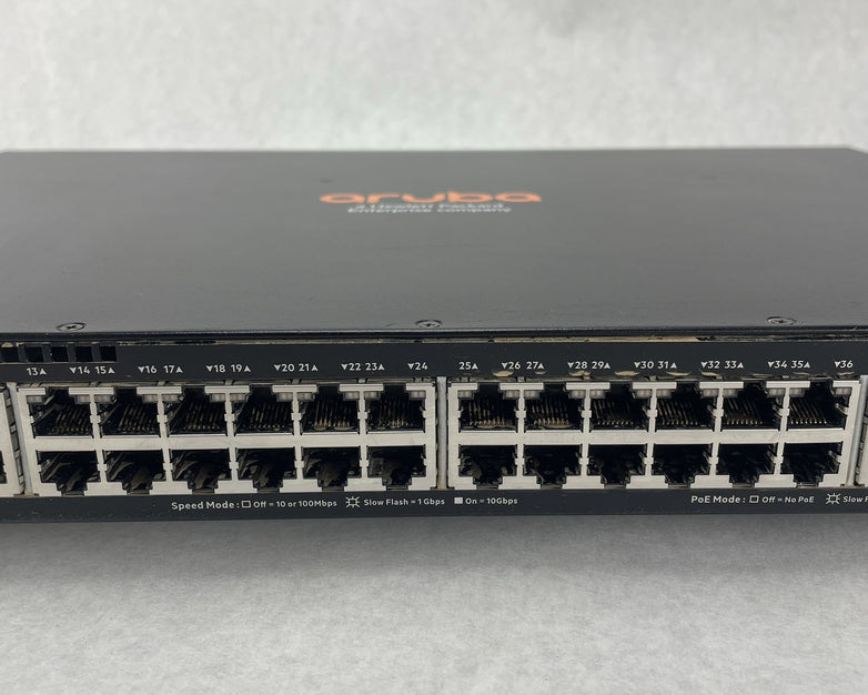 HP JL260A 2930F Aruba Gigabit Switch 48x RJ45 & 4x SFP Ports Tested & Reset