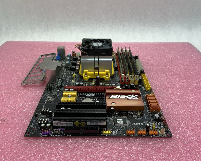 ECS GeForce 8200M-A Motherboard AMD Athlon 64 X2 2.21GHz 8GB RAM w/Shield