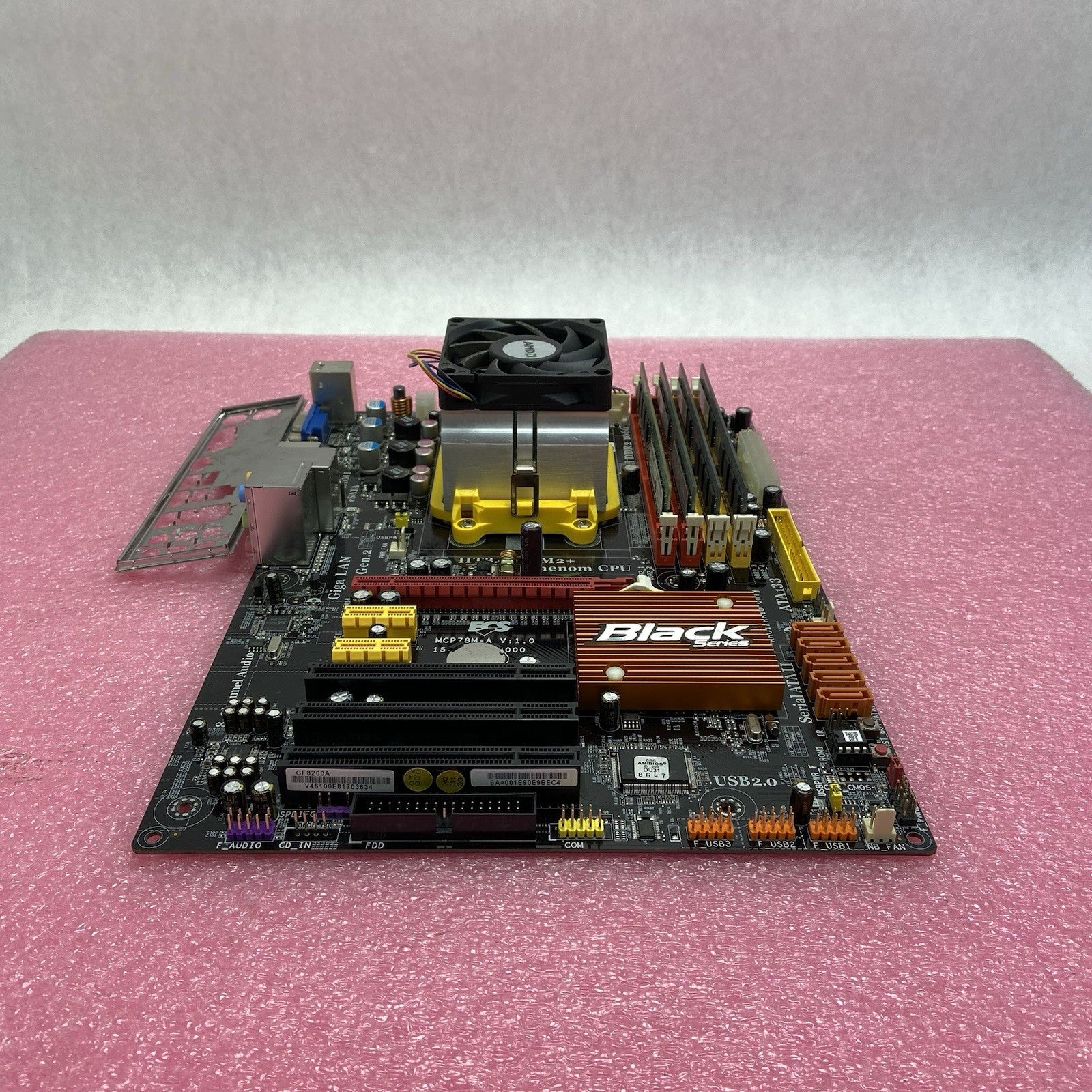 ECS GeForce 8200M-A Motherboard AMD Athlon 64 X2 2.21GHz 8GB RAM w/Shield1