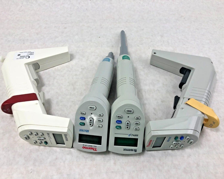 Lot of 4 Thermo Scientific MATRIX Multichannel Electronic Pipette Impact 2