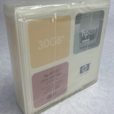 Lot ( 5 ) HP DLT IIIXT 30GB Data Cartridge SureStore Tape C5141A-85700