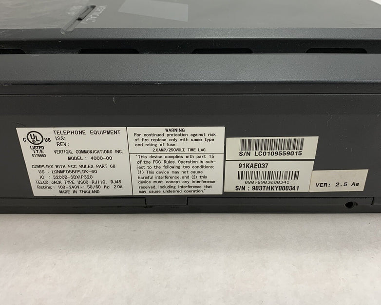 Vertical Communications SBX IP 4000-00 (Parts and Repair)