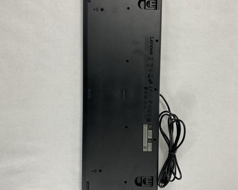 Lenovo SK-8827 KBBH21 KU-1619 USB Wired Black Keyboards Tested (Mixed Lot of 4)