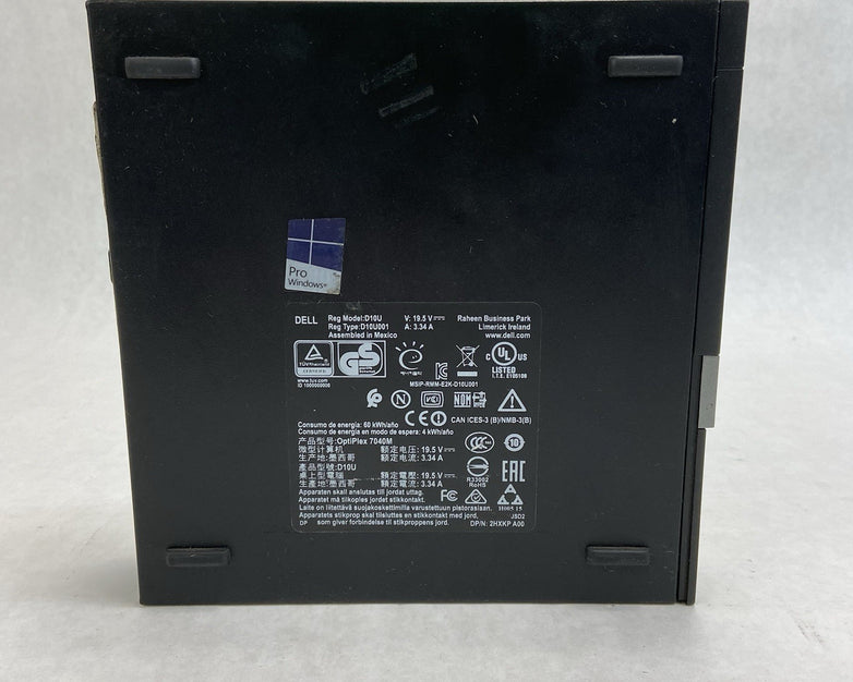 Dell Optiplex 7040 Micro Intel Core i5-6500T 2.5GHz 8GB RAM No HDDOSAC