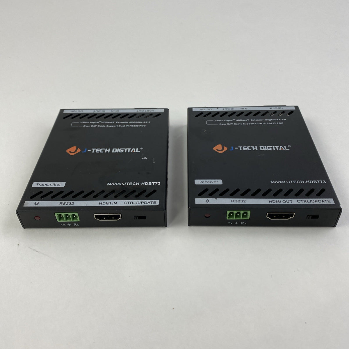 J-Tech Jtech-HDBT73 Digital HDBaseT HDMI Extender Transmitter and Receiver No AC1