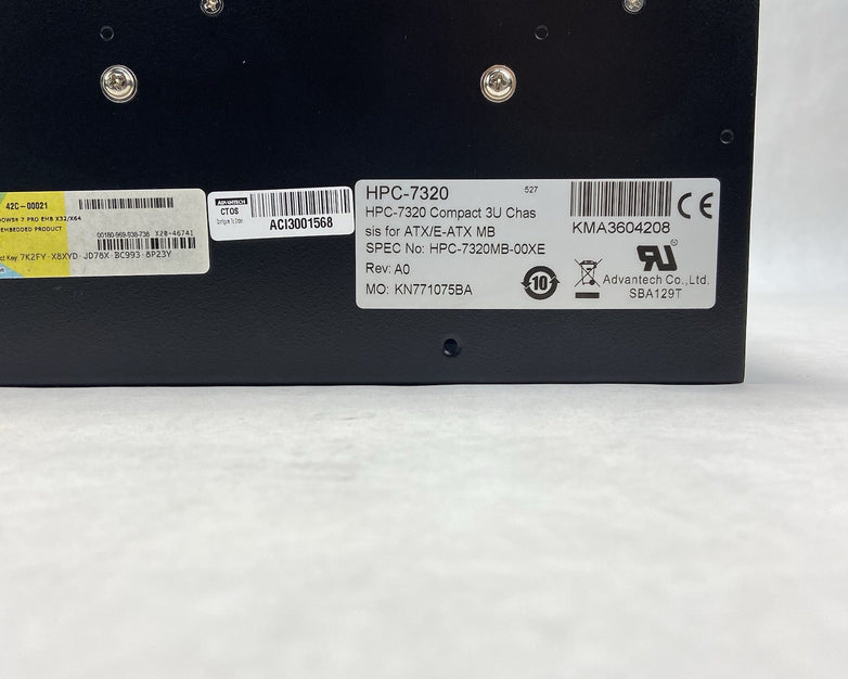Advantech HPC-7320MB-00XE 3U Rackmount Server Chassis Barebones Missing Caddies