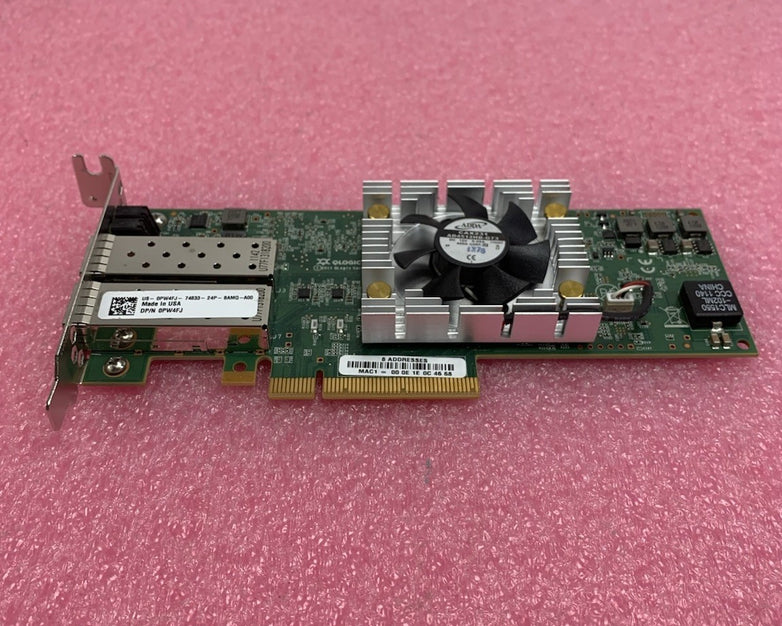 Dell 0PW4FJ QLE8262L-CU-DE 10Gb Dual-Port PCIe Server Fiber Channel Card