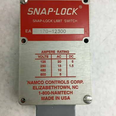 SNAP LOCK  EA 170-12300 Snap-Lock Limit Switch  Parts/Repair