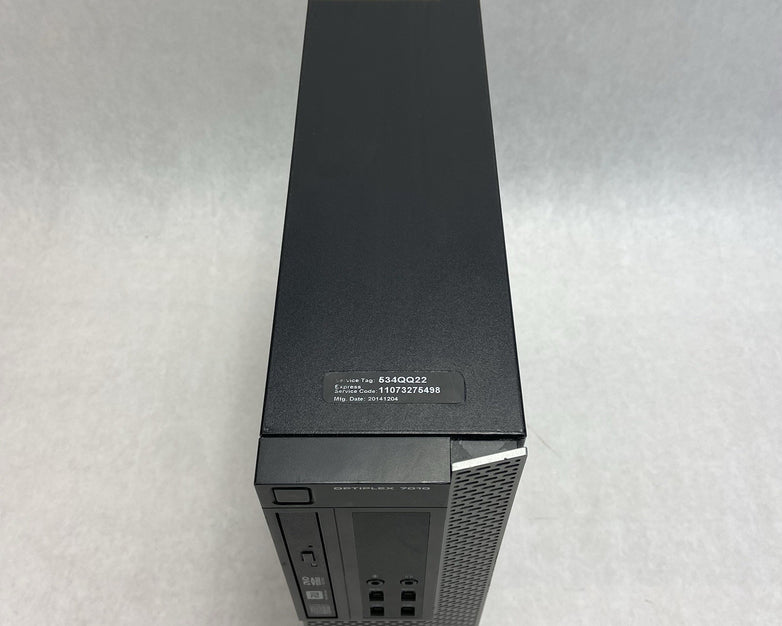 Dell Optiplex 7010 SFF Intel Core i5-3570 3.4GHz 4GB RAM No HDD No OS