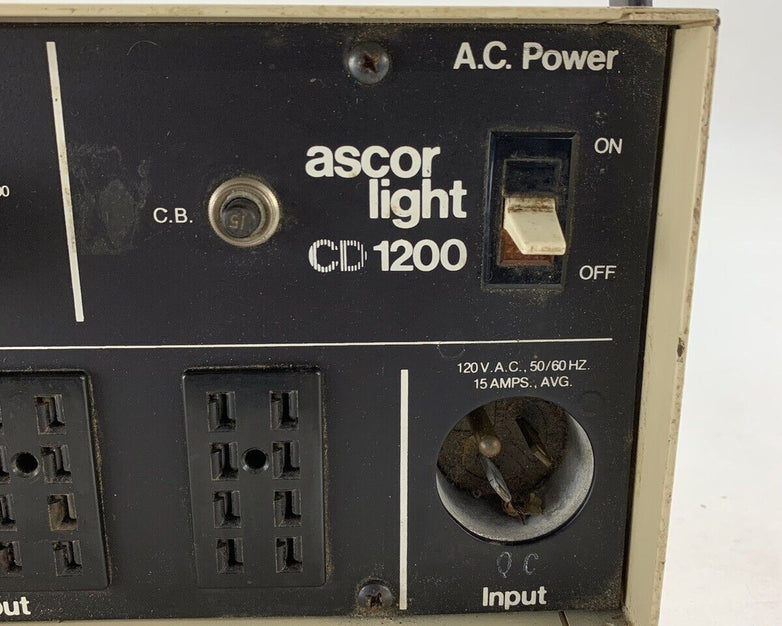 Ascor Light CD1200 Studio Flash Power Pack Untested No Cord