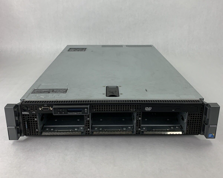 Dell PowerEdge R710 Server x2 Intel Xeon E-5640 2.67 GHz 32 GB RAM No HDD No OS