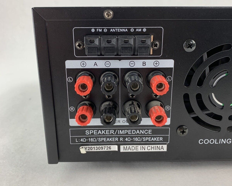 Pyle PD1000A Home and Office AMP Receiver Stereo Tested No Remote