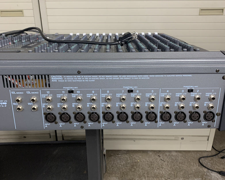 Yamaha Mixing Console MC24/12 XZ01 Tested w/ 2 Bad Lanes Parts and Repair