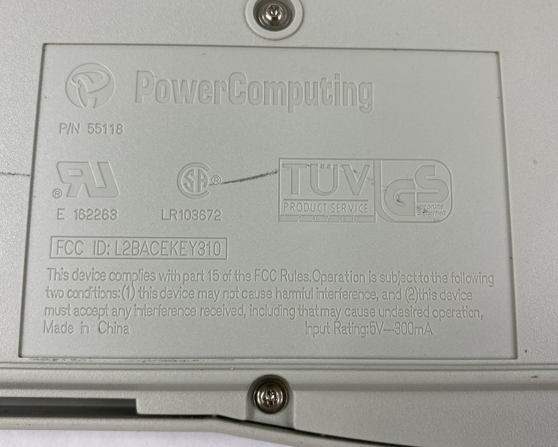 PowerComputing 55118 ADB Keyboard For Mac And PowerPC
