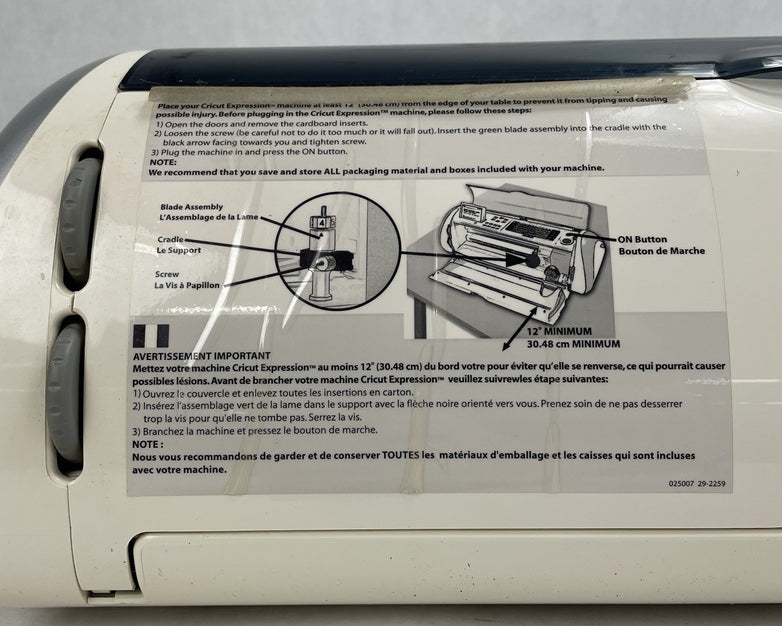 Cricut CREX001 Expressions Provo Craft  Die Cutter