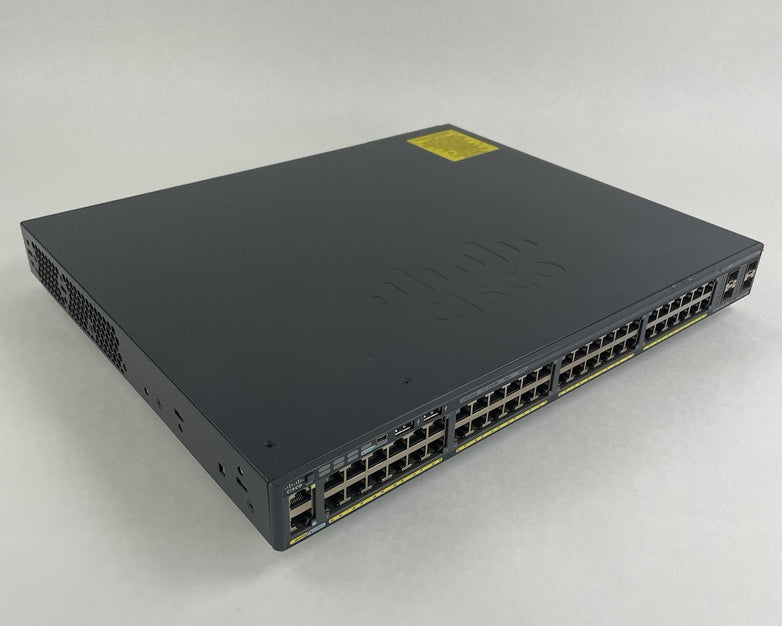 Cisco WS-C2960x-48FPS-L V07 48 Port Ethernet Switch Tested and Reset
