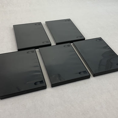Unbranded 2-Disk Black DVD Case (Lot of 5)