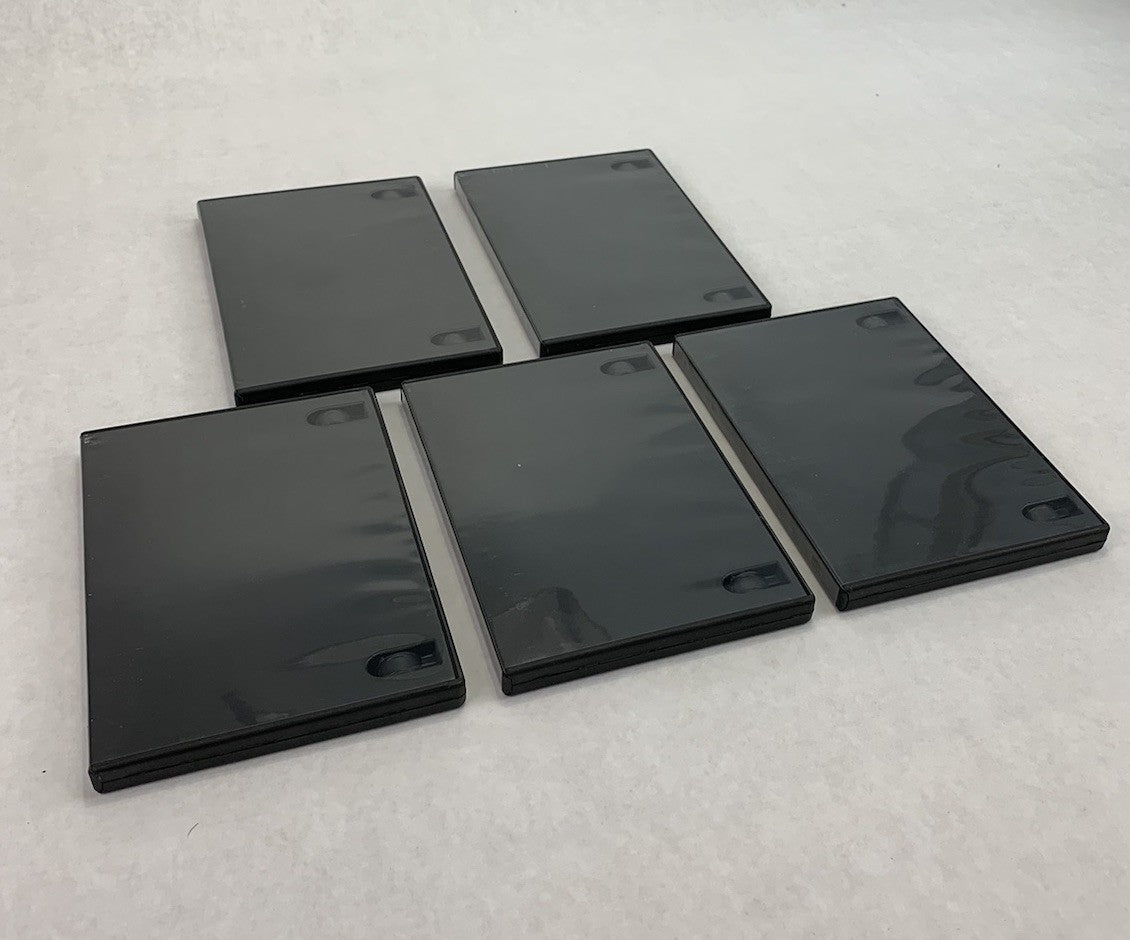 Unbranded 2-Disk Black DVD Case (Lot of 5)