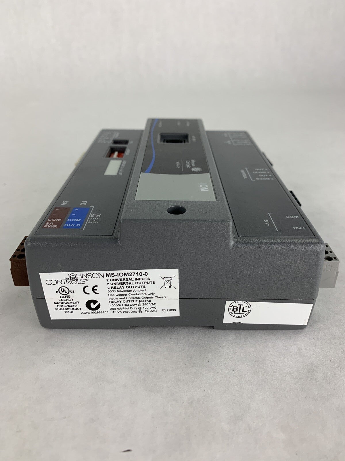 Johnson Controls METASYS MS-IOM2710-0 Input/Output Module