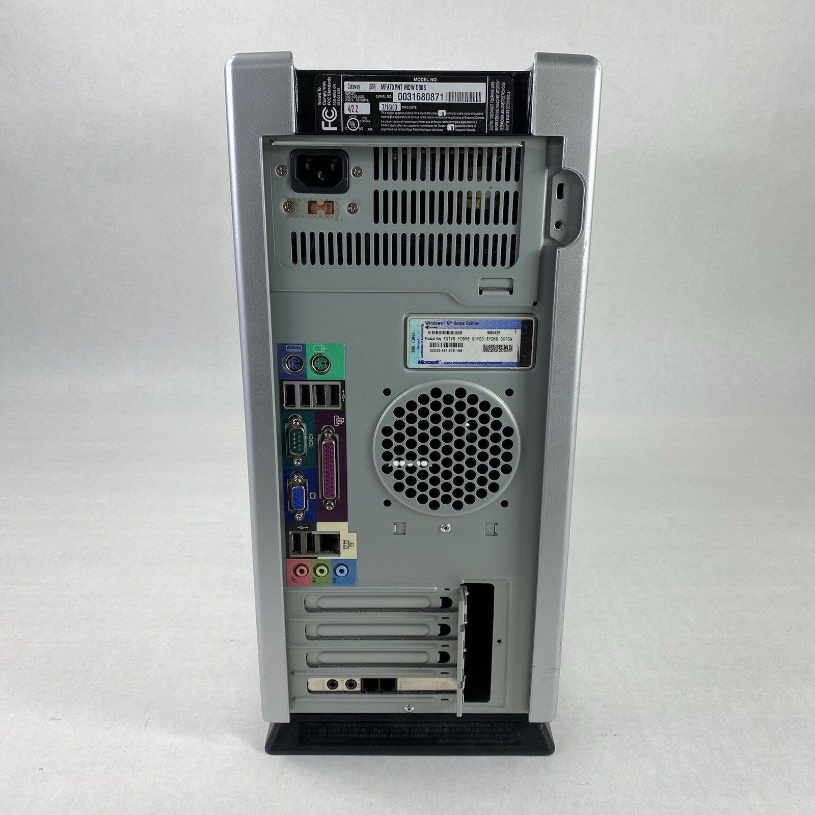 Gateway E-4100 MT Pentium 4 2.40GHz 512MB RAM No HDD No OS