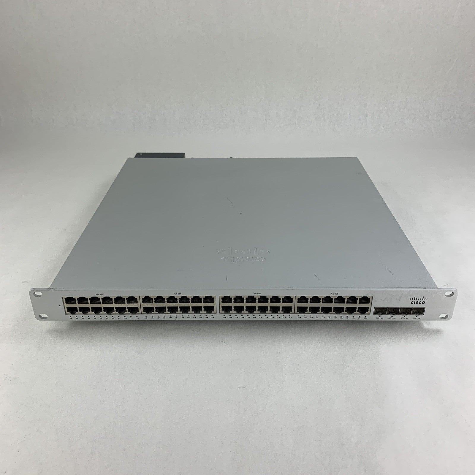 Cisco Meraki MS350-48FP-HW 48-Port PoE Managed Ethernet Switch Tested Reset