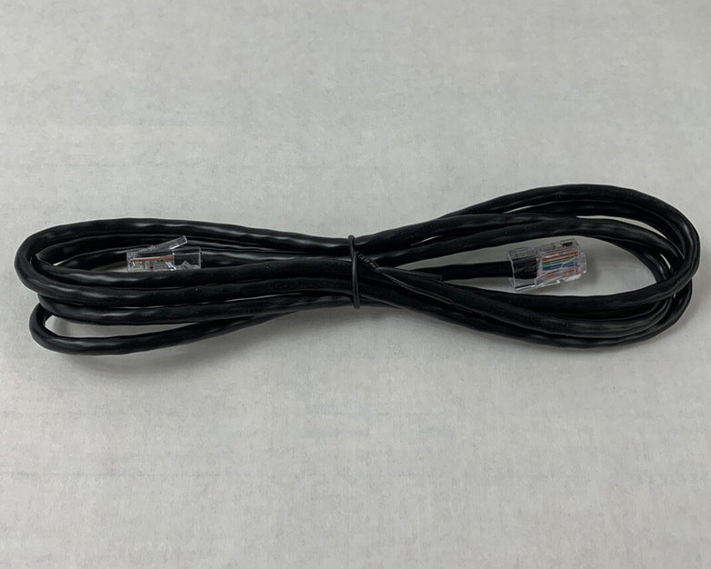 Unbranded RJ-45 Ethernet Cable Black 6 Ft (Lot of 4)