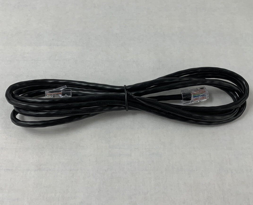 Unbranded RJ-45 Ethernet Cable Black 6 Ft (Lot of 4)