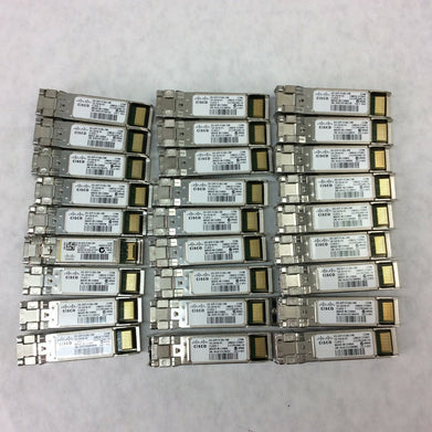 Cisco DS-SFP-FC8G-SW 8Gbps Channel SW Transceiver 8G (Lot of 27)