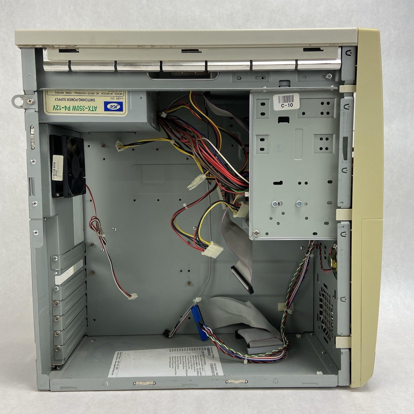 Systemax Venture Mid Tower Computer Case JGE ATX-350 P4-12V 350W PSU8