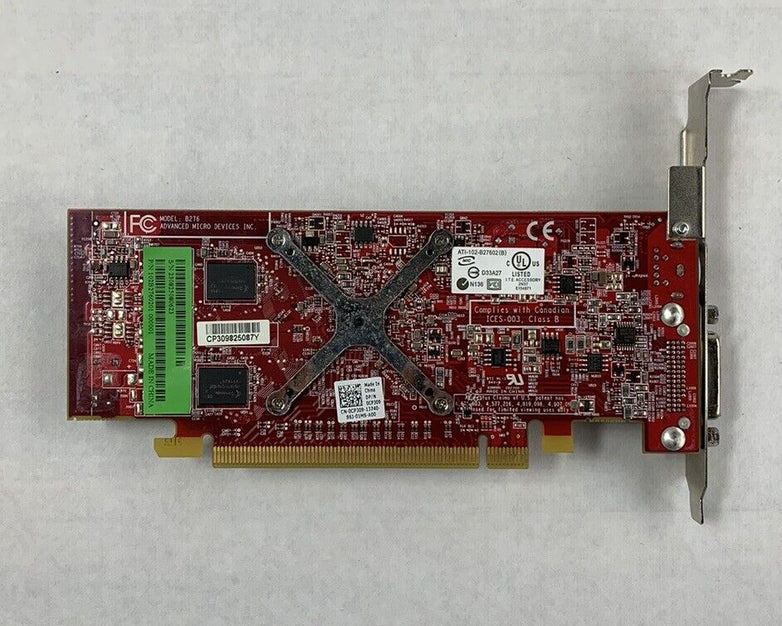 Dell 0CP309 ATi Radeon HD 2400XT PCI-E Graphics Card. Long Mount Bar (Lot of 2)