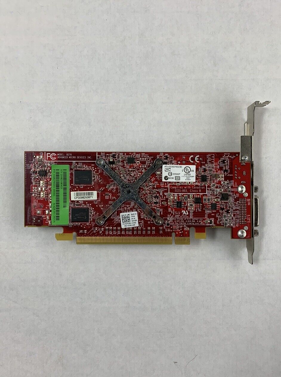 Dell 0CP309 ATi Radeon HD 2400XT PCI-E Graphics Card. Long Mount Bar (Lot of 2)