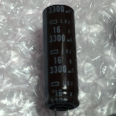 NOS 3300uf 16v Capacitor  Lot of 9