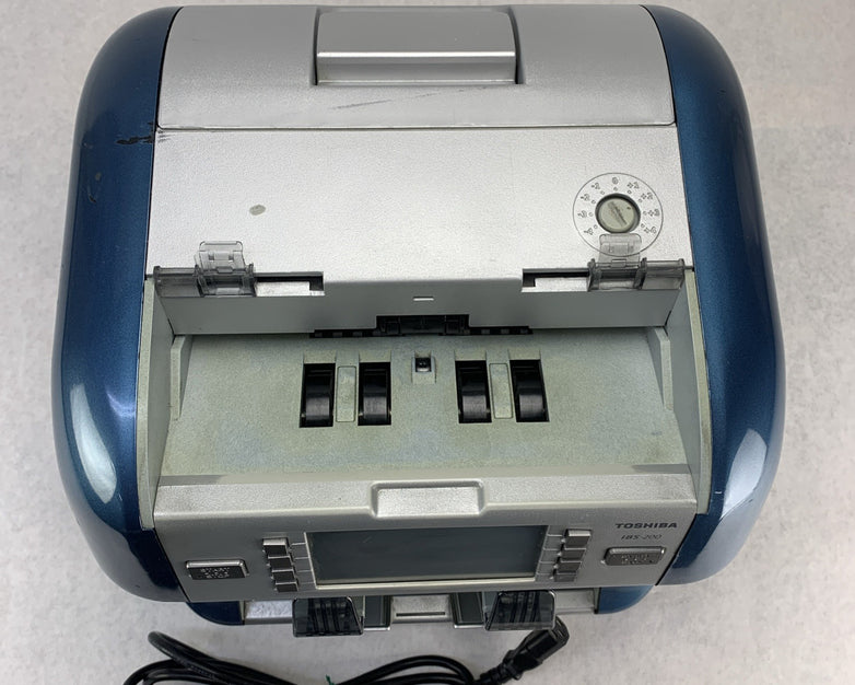 Toshiba IBS-200V Currency Sorter with Power Cord - Broken Money Guides - Tested