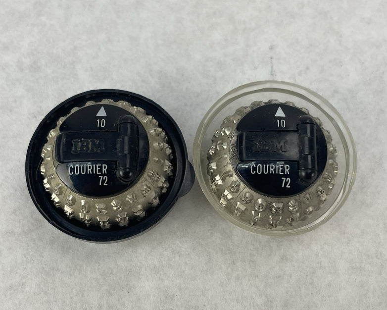 IBM Courier 72 Type Ball 10 Pitch Selectric Lot of 2