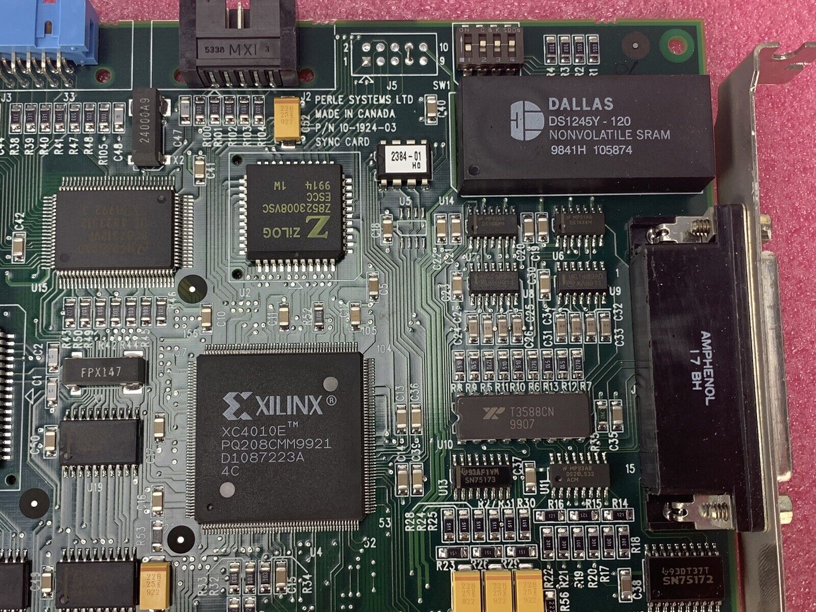 Perle Systems LTD 10-1924-03 Sync Card