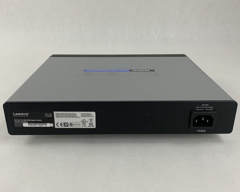 Cisco Linksys SR2024C Compact 10/100/1000 Gigabit Switch Tested and Reset