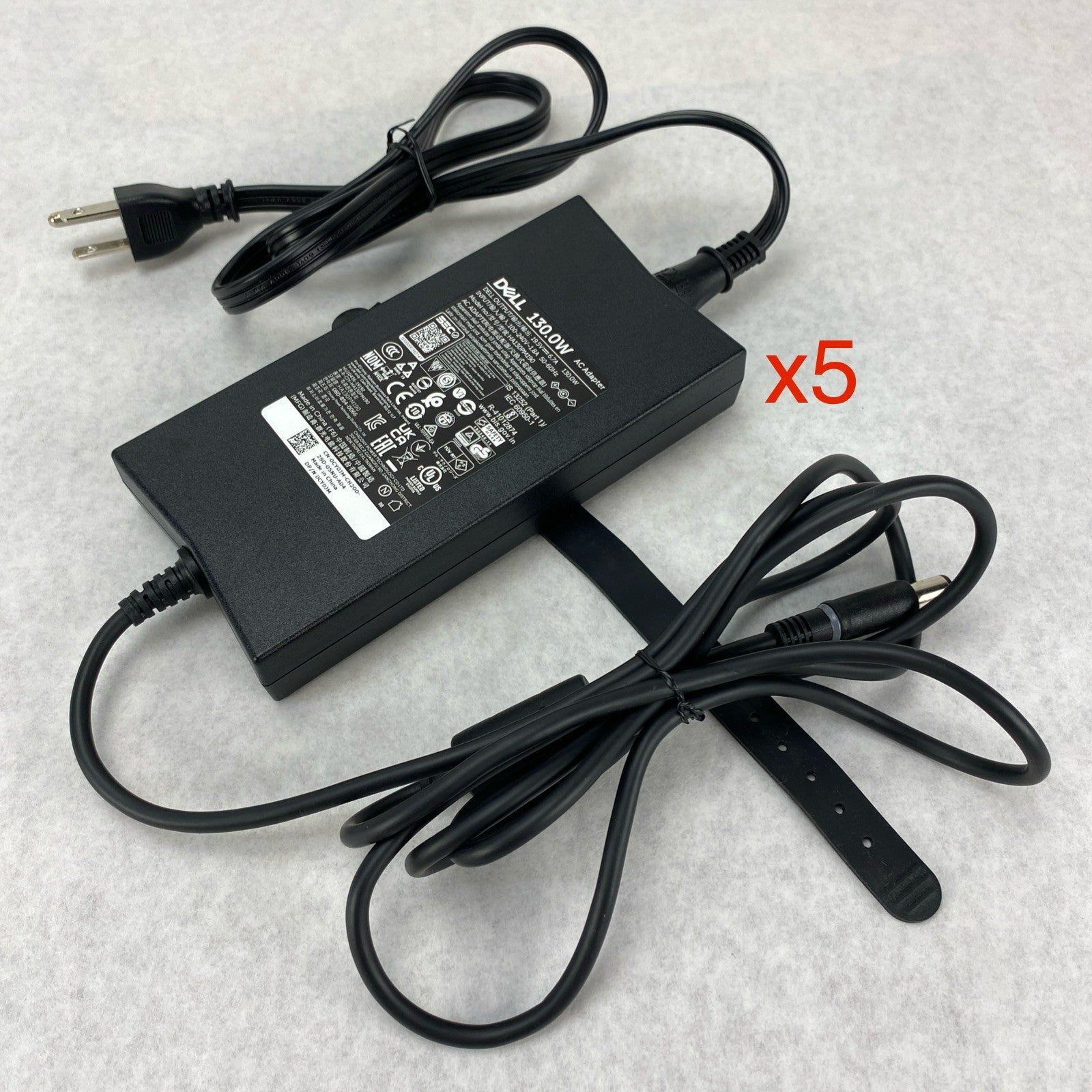 Dell HA130PM190 19.5V 6.7A 130W 7.4mm x 5.0mm Big Barrel AC Adapter - Lot of 50