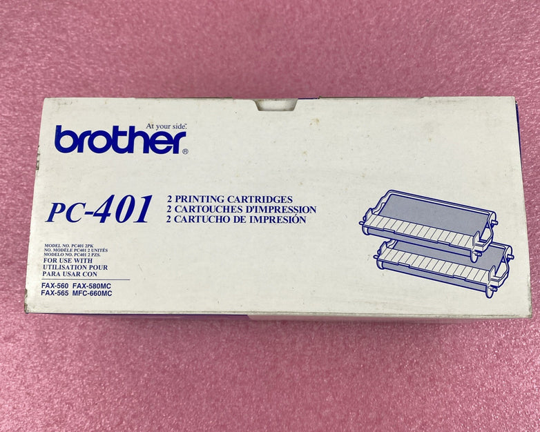 Brother PC-401 Printing Cartridges Value pack 2 Cartridges
