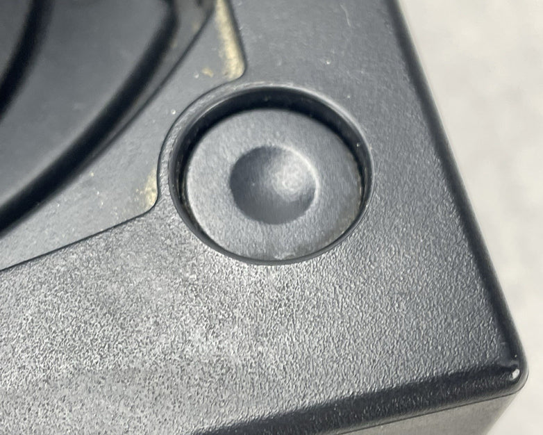 Nintendo GameCube DOL-001 Black Tested For Parts Sticky Open Button