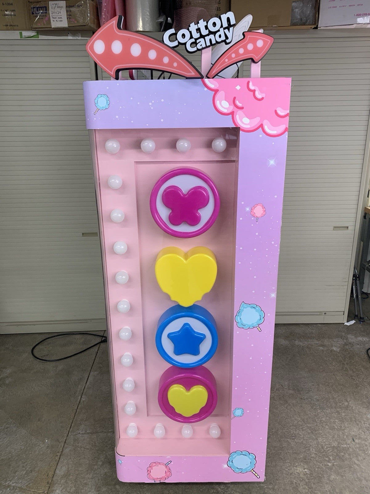 Guangzhou Fun Vending T95 Cotton Candy Machine Powers No Tanks No HDDs No OS7