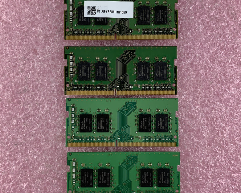 SK Hynix 8 GB HMA81GS6AFR8N-UH PC4 DDR4-2400 Laptop Ram Memory Lot of 4